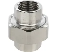 Разъемное соединение, американка ВВ 1/2" никелированное Stout