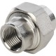 Разъемное соединение, американка ВВ 1/2" никелированное Stout