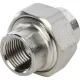 Разъемное соединение, американка ВВ 1/2" никелированное Stout