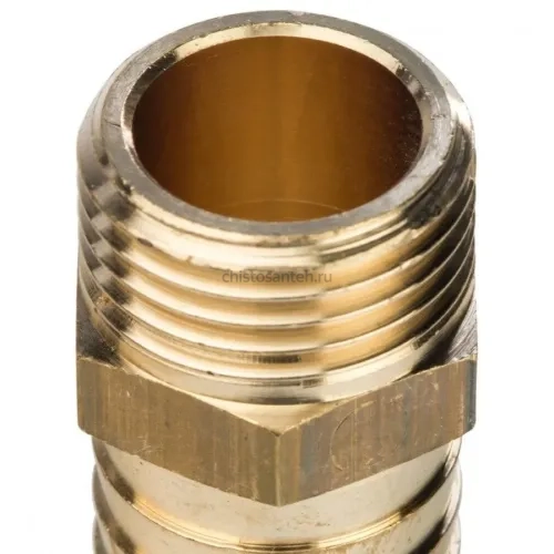 Штуцер НР 1/2"x20 мм Stout