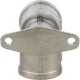 Угольник с креплением ВР 1/2" никелированный Stout