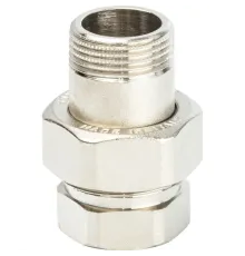 Разъемное соединение американка ВН 3/4" уплотнение под гайкой o-ring кольцо, никелированное Stout