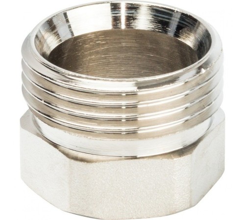 Разъемное соединение американка ВН 3/4" уплотнение под гайкой o-ring кольцо, никелированное Stout