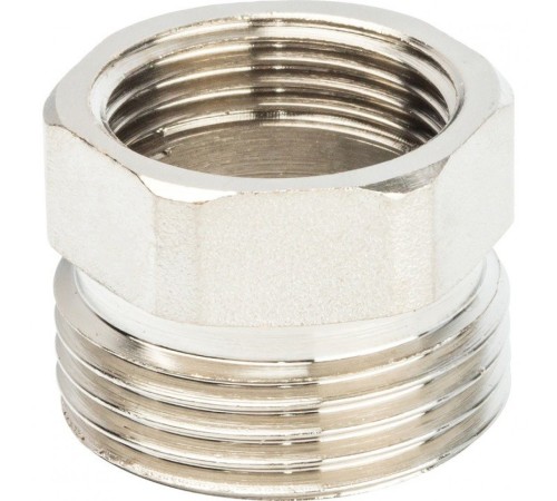 Разъемное соединение американка ВН 3/4" уплотнение под гайкой o-ring кольцо, никелированное Stout