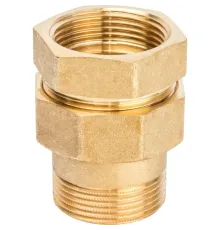 Разъемное соединение 1 1/4" американка ВН, уплотнение под гайкой по плоскости Stout
