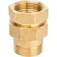 Разъемное соединение 1 1/4" американка ВН, уплотнение под гайкой по плоскости Stout