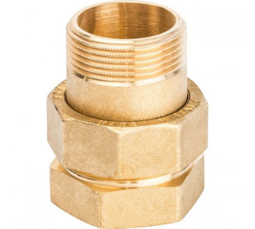 Разъемное соединение 1 1/4" американка ВН, уплотнение под гайкой по плоскости Stout
