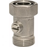 Узел нижнего подключения для радиатора раздельный 3/4", прямой Stout