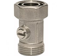 Узел нижнего подключения для радиатора раздельный 3/4", прямой Stout