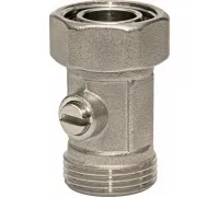 Узел нижнего подключения для радиатора раздельный 3/4", прямой Stout