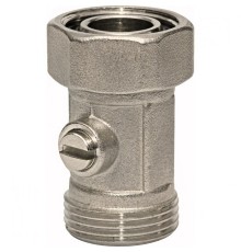Узел нижнего подключения для радиатора раздельный 3/4", прямой Stout