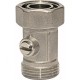 Узел нижнего подключения для радиатора раздельный 3/4", прямой Stout