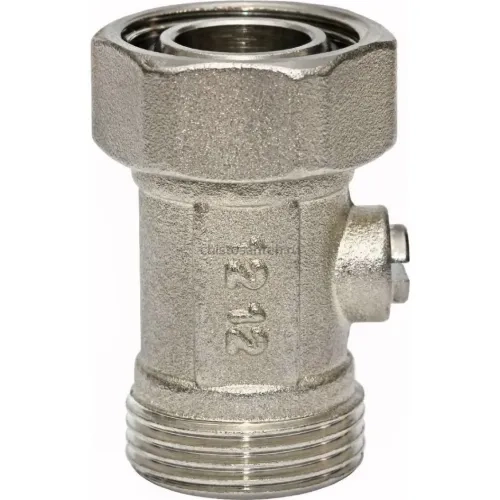 Узел нижнего подключения для радиатора раздельный 3/4", прямой Stout