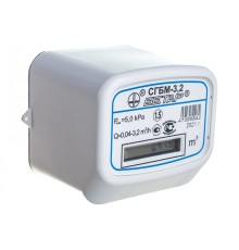 Газовый счетчик СГБМ 3.2 без накидных гаек