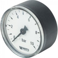 Манометр аксиальный 50 мм 1/4", 0-10 бар Watts F+R100
