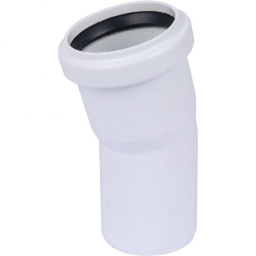 Отвод канализационный Raupiano Plus 50х15° REHAU (РЕХАУ - 11210941002)