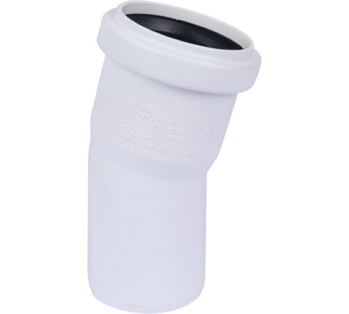Отвод канализационный Raupiano Plus 50х15° REHAU (РЕХАУ - 11210941002) Отвод канализационный Raupiano Plus 50х15° REHAU (РЕХАУ - 11210941002)