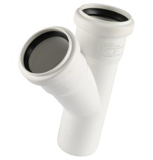 Тройник канализационный Raupiano Plus 50/50х45° REHAU (РЕХАУ - 11212341001)