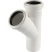 Тройник канализационный Raupiano Plus 50/50х45° REHAU (РЕХАУ - 11212341001)