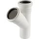 Тройник канализационный Raupiano Plus 50/50х45° REHAU (РЕХАУ - 11212341001)