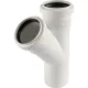 Тройник канализационный Raupiano Plus 50/50х45° REHAU (РЕХАУ - 11212341001)