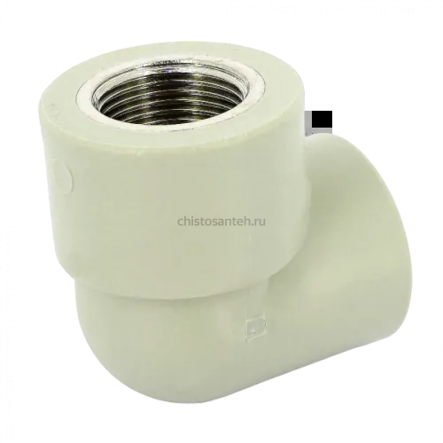 Угольник PPR с внутренней резьбой 25x3/4" FV-Plast