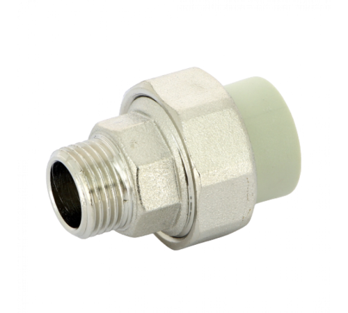 Разъёмное соединение PPR с наружной резьбой 20x1/2" FV-Plast Разъёмное соединение PPR с наружной резьбой 20x1/2" FV-Plast