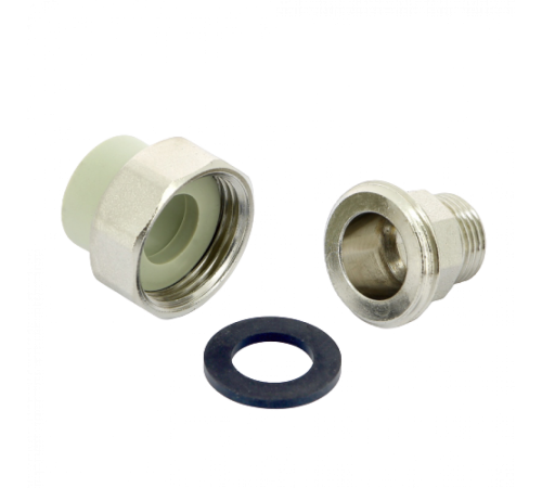 Разъёмное соединение PPR с наружной резьбой 20x1/2" FV-Plast Разъёмное соединение PPR с наружной резьбой 20x1/2" FV-Plast