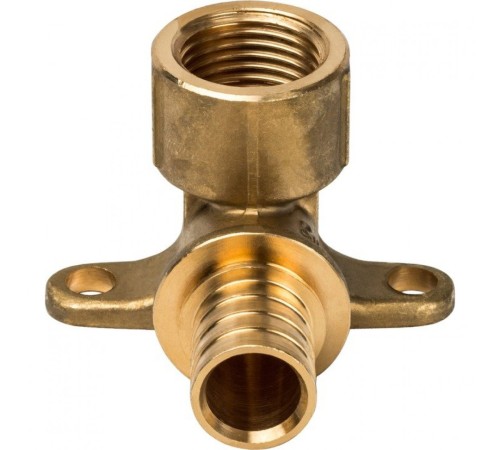 Угольник настенный с креплением 20xRp 1/2" для труб из сшитого полиэтилена Stout