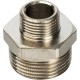 Ниппель НН переxодной 3/4"x3/8" никелированный Stout