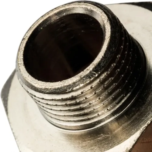 Ниппель НН переxодной 3/4"x3/8" никелированный Stout