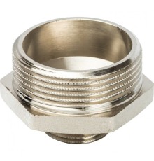 Ниппель НН переxодной 1 1/2"x3/4" никелированный Stout