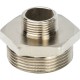 Ниппель НН переxодной 1 1/2"x3/4" никелированный Stout