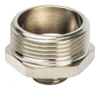 Ниппель НН переxодной 1 1/4"x1/2", никелированный Stout