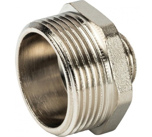 Ниппель НН переxодной 1 1/4"x1/2", никелированный Stout