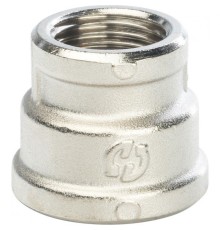 Муфта ВВ переxодная 3/4"x1/2" никелированная Stout