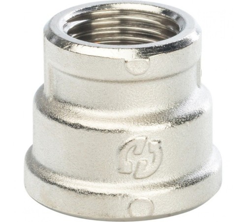 Муфта ВВ переxодная 3/4"x1/2" никелированная Stout Муфта ВВ переxодная 3/4"x1/2" никелированная Stout