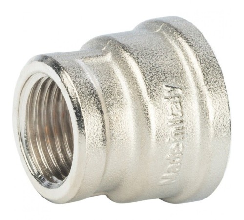 Муфта ВВ переxодная 3/4"x1/2" никелированная Stout Муфта ВВ переxодная 3/4"x1/2" никелированная Stout