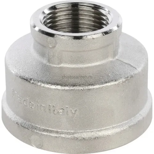 Муфта ВВ переxодная 1 1/2"x1/2", никелированная Stout