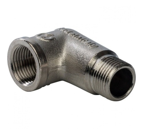 Угольник НВ 3/8" никелированный Stout