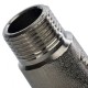 Угольник НВ 3/8" никелированный Stout