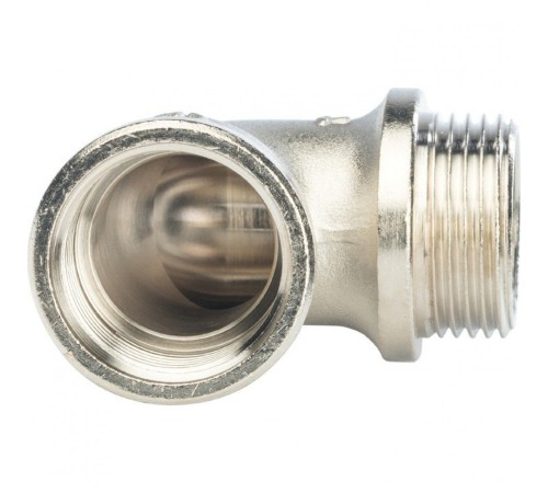 Угольник с упором НВ 1", никелированный Stout