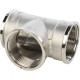 Тройник ВВ 1 1/2", никелированный Stout
