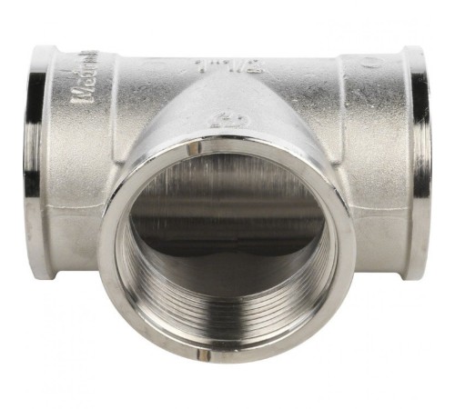 Тройник ВВ 1 1/2", никелированный Stout
