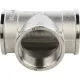 Тройник ВВ 1 1/2", никелированный Stout