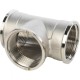 Тройник ВВ 1 1/2", никелированный Stout
