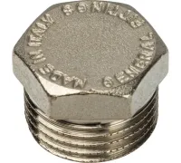 Заглушка НР 1/2" никелированная Stout