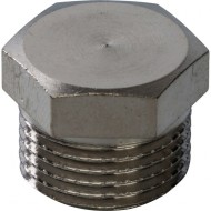 Заглушка НР 3/8" никелированная Stout