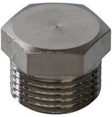 Заглушка НР 3/8" никелированная Stout