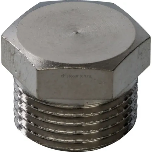 Заглушка НР 3/8" никелированная Stout